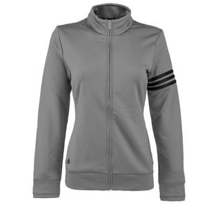 NWT Adidas golf 3 stripe jacket size small